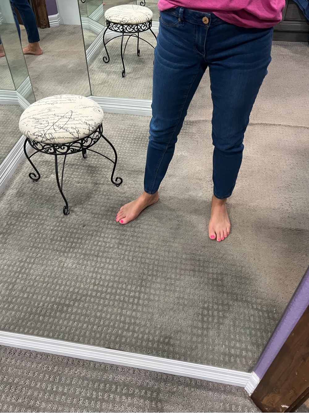 1822 Denim Dark Blue Skinny Jeans